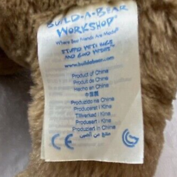 Build-a-Bear 2013 Two Tone Puppy Dog Plush Stuffed Animal 15" Brown Tan BAB boy - Picture 4 of 5